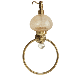 CRISTALIA Дозатор жидкого мыла с кольцом настенный 