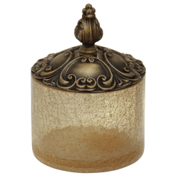 ELISABETTA Баночка высокая H9xD12 см. с крышкой, стекло 