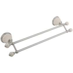 OLIVIA Полотенцедержатель двойной L50 см, керамика 