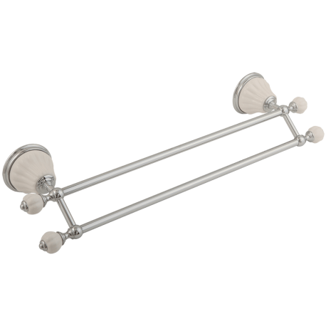 OLIVIA Полотенцедержатель двойной L50 см, керамика