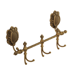 CLEOPATRA Планка с 3-мя двойными крючками L40 см. 