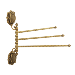 CLEOPATRA Полотенцедержатель тройной поворотный L35 cм. 