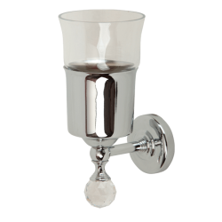 AMERIDA Cтакан настенный, стекло/SWAROVSKI 