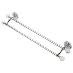 AMERIDA Полотенцедержатель двойной L60 см, SWAROVSKI 