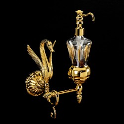 LUXOR Дозатор жидкого мыла настенный, хрусталь 