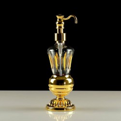 LUXOR Дозатор жидкого мыла настольный, хрусталь 