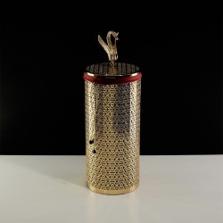 LUXOR Корзина для белья ажурная 22 литра, D23xH56 см. 