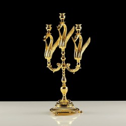 LUXOR Подсвечник тройной H49xL27 см. 