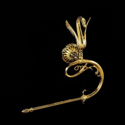 LUXOR Полотенцедержатель L35 см закругленный 