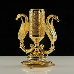 LUXOR Стакан настольный (два лебедя), стекло 