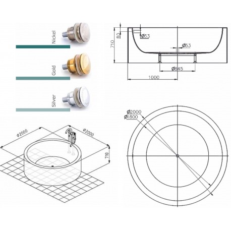 Ванна Salini S.R.L ISOLA