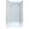 DIADEMA PENTA Душ.каб.угловая 100x100xH203см, дверь распашная