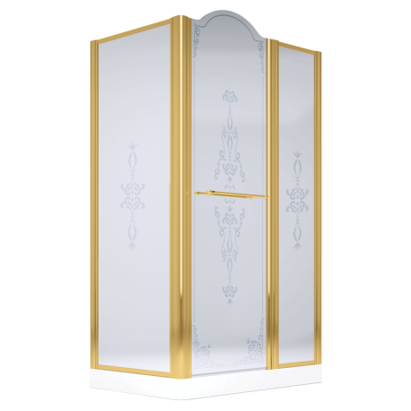 DIADEMA Душ.каб.прямоуг.80х120хH195 см. дверь распашная 80