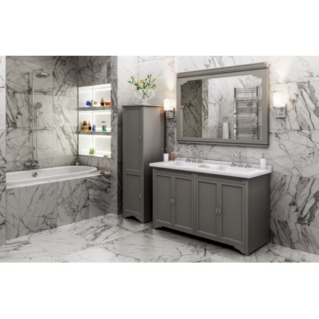 PRESTON тумба 140 двойная со столешницей