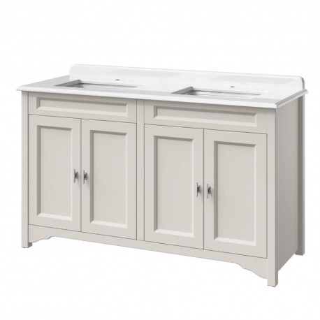 PRESTON тумба 140 двойная со столешницей