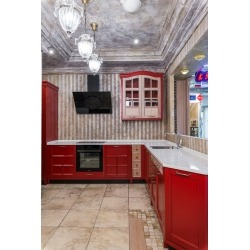  Кухня красная TOWER