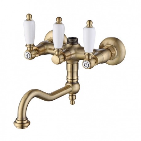 ADRIA–Classic смеситель для ванной бронза