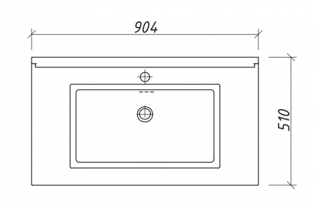 ALBION concept тумба 90 (2 ящика)
