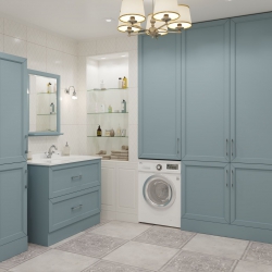 BASIS фасад ALBION отделка BLUEWHITE 