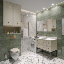 Комплект 38 BASIS фасад Metropol отделка Оливин 