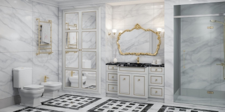 Комплект 57 BASIS фасад Weles отделка Керамик с патиной