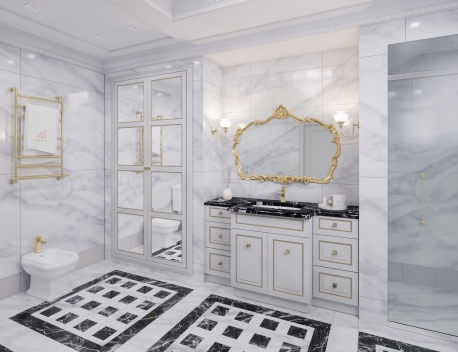 Комплект 57 BASIS фасад Weles отделка Керамик с патиной