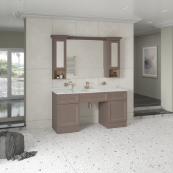 Комлект 58 BASIS фасад Albion отделка Шоколад с патиной 