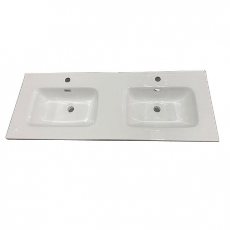 Раковина керамическая двойная