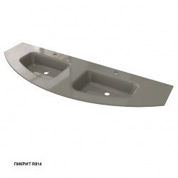  Раковина стеклянная двойная LEGATO 155