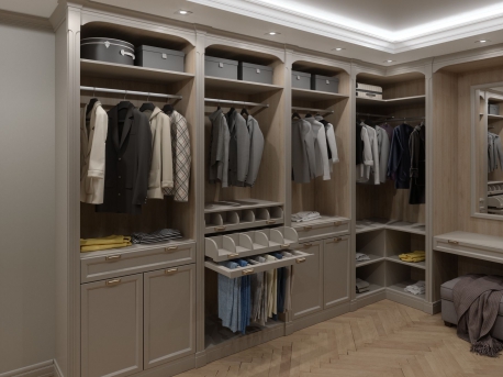 Гардеробная пример 4