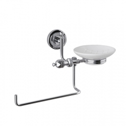  ROYAL полотенцедержатель поворотный с мыльницей