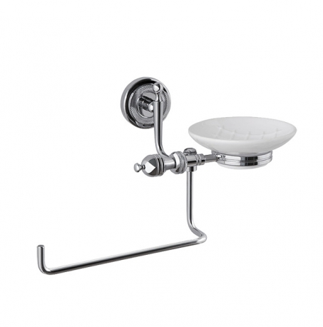 ROYAL полотенцедержатель поворотный с мыльницей