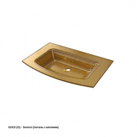 Раковина стеклянная поталь INTEGRA 70