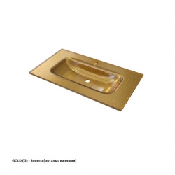  Раковина стеклянная поталь TIBET - PICCO 85