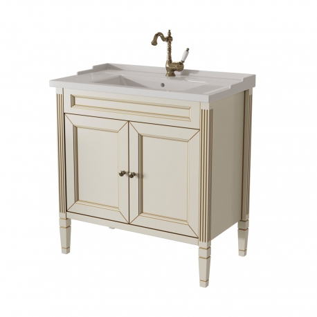 Тумба с раковиной Caprigo Albion Promo 80 светлый беж