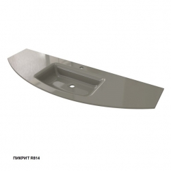  Раковина стеклянная без бортика (R019) для тумбы ЛЕГАТО 140