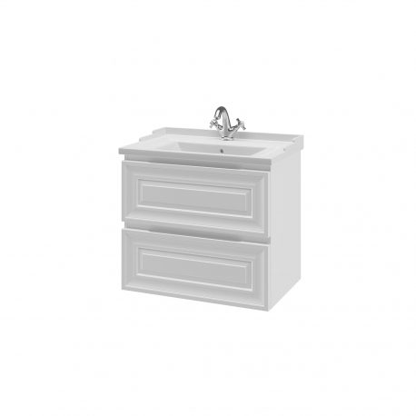 Тумба с раковиной Caprigo Ponza 70 белая