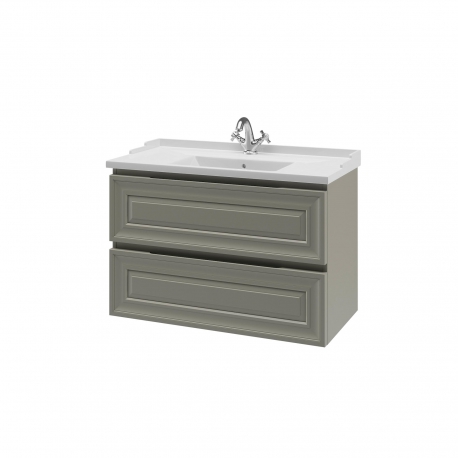 Тумба с раковиной Caprigo Ponza 90 серая