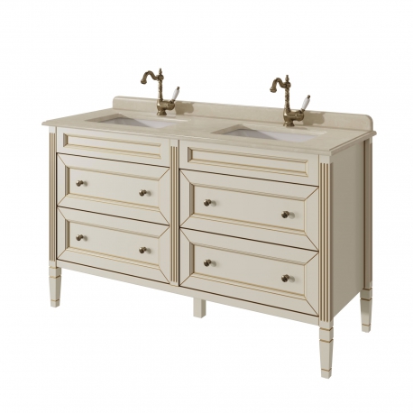 ALBION promo тумба 140 двойная (4 ящика) со столешницей