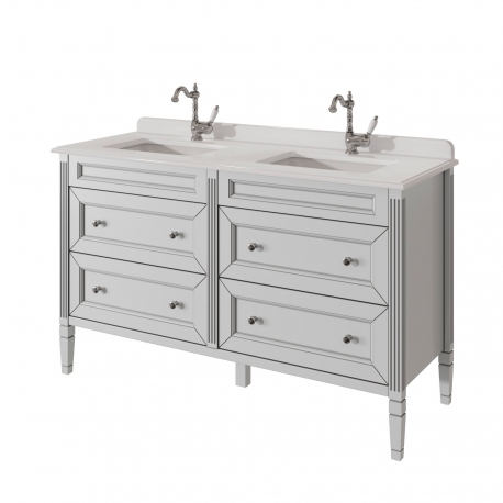 ALBION promo тумба 140 двойная (4 ящика) со столешницей