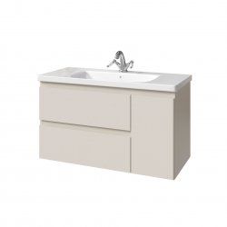 FORTE 100 тумба с 2 ящиками и дверью справа 