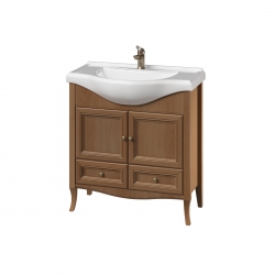 LION тумба 80см с 2 дверьми и 2 ящиками 