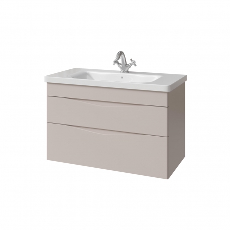 LENTO тумба 90 два ящика отделка эмаль