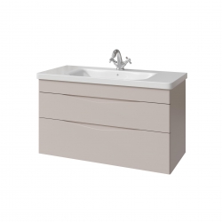 LENTO тумба 100 два ящика отделка эмаль 