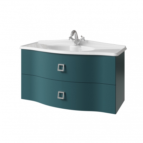 NOKTURN тумба 100 подвесная, 2 ящика