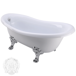 Ванна MIGLIORE BELLA на лапах "LEONE" STANDART, белая 