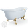 Ванна MIGLIORE BELLA на лапах "LEONE" LUX, белая